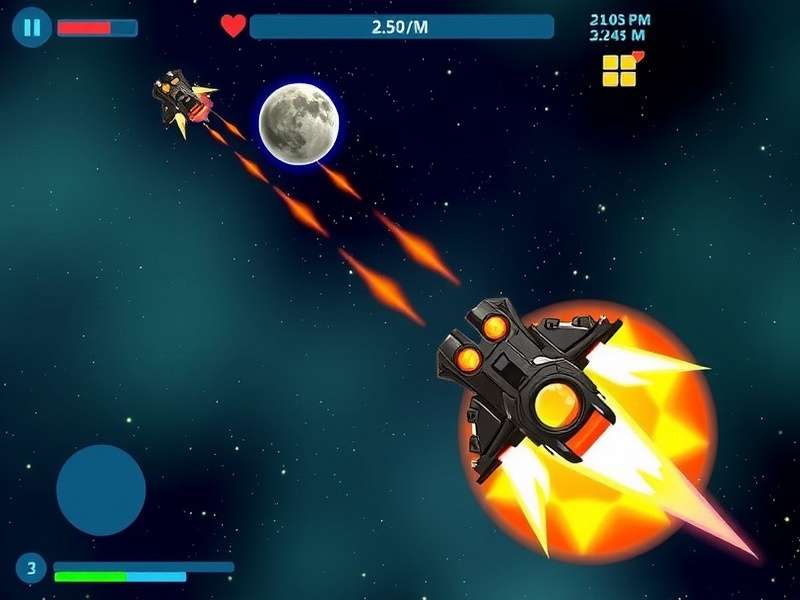 Interval Invaders Nebula Fight gameplay screenshot